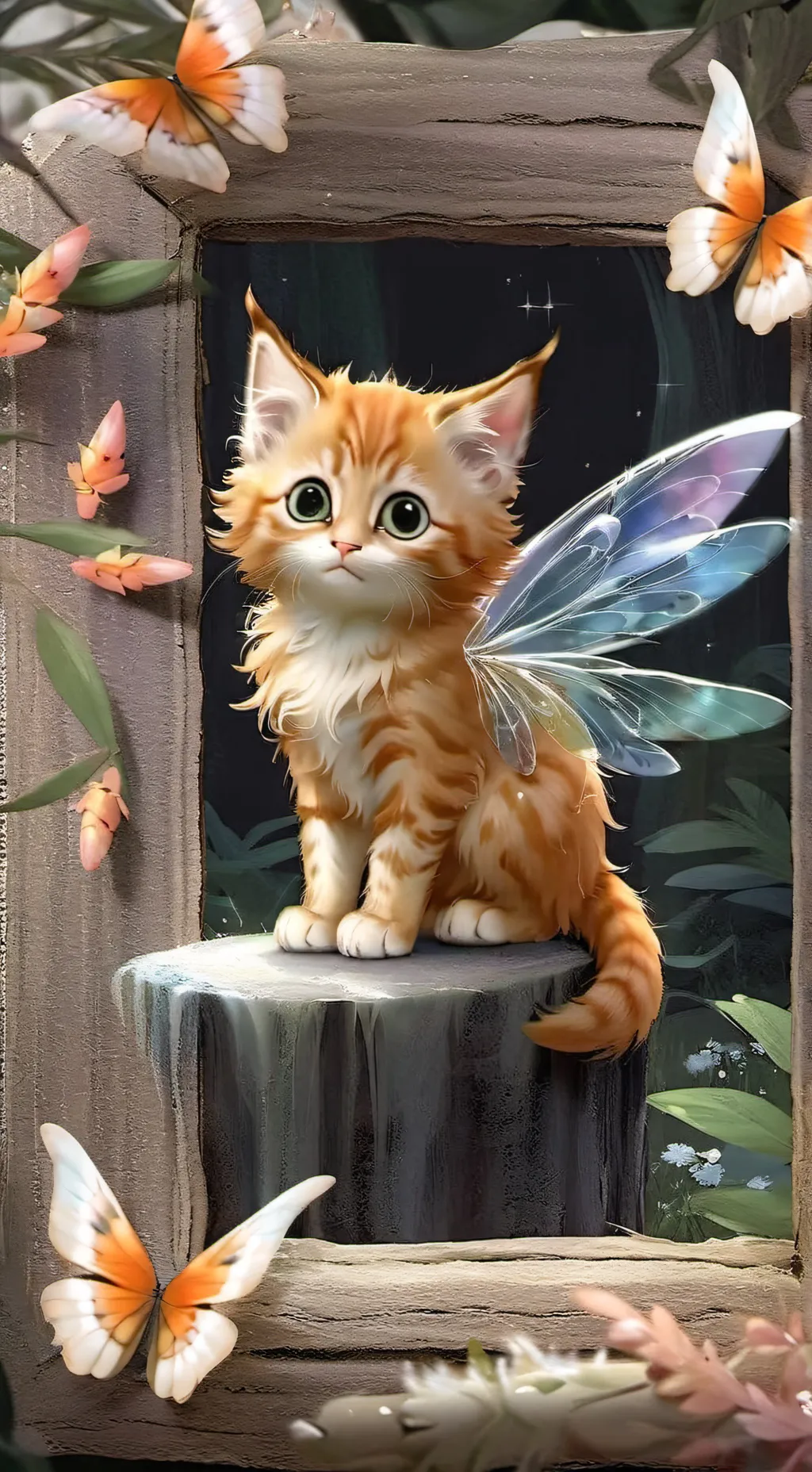 ai character: 🎀 background