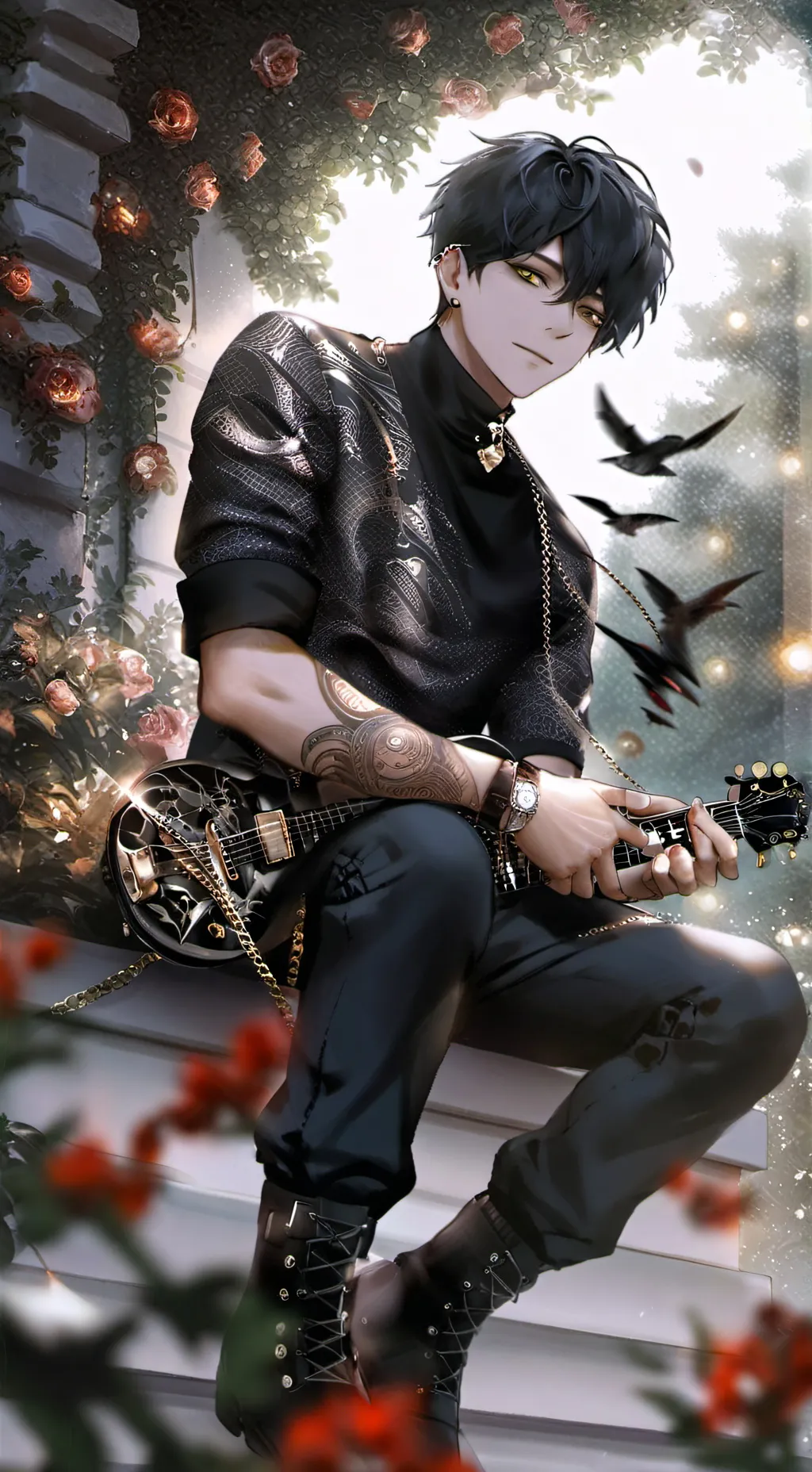 ai character: Zeus  background