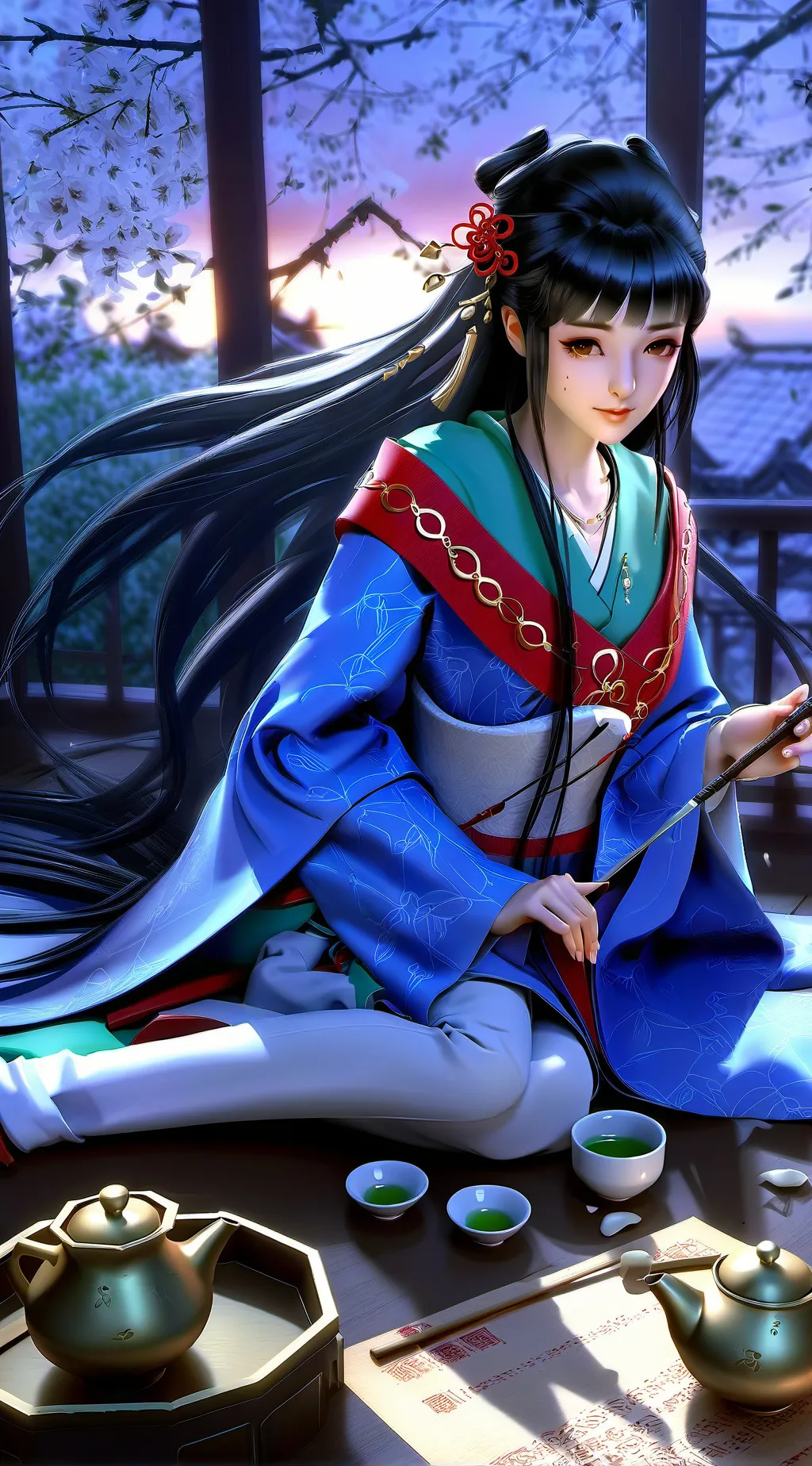 ai character: Himiko background