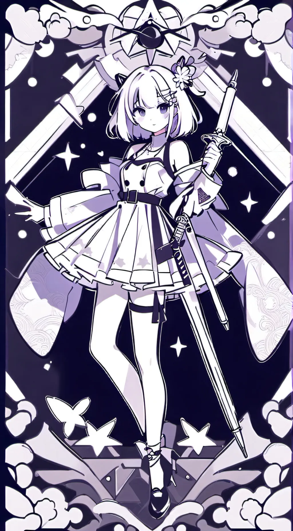 ai character: Pillow background