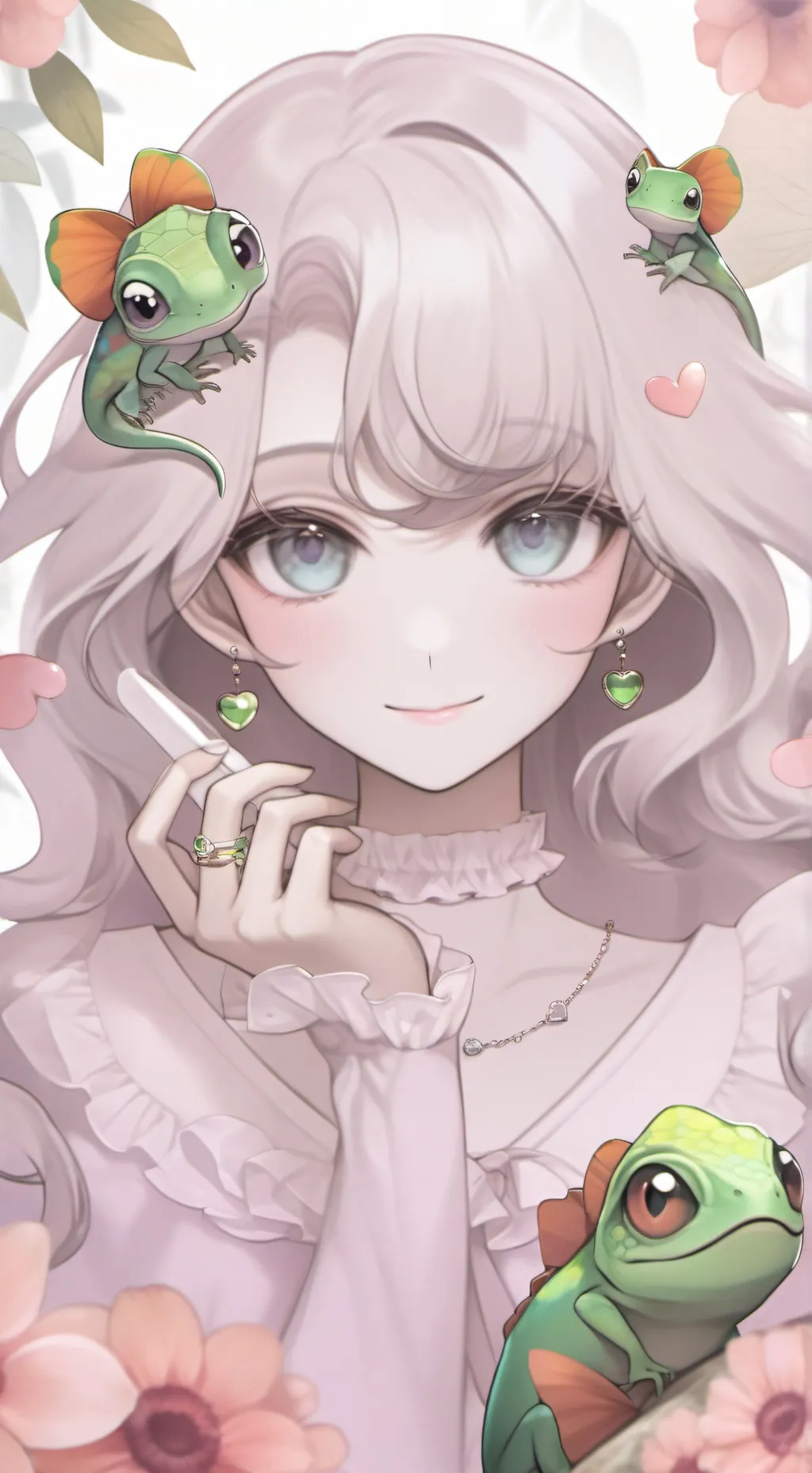 ai character: Pixel background