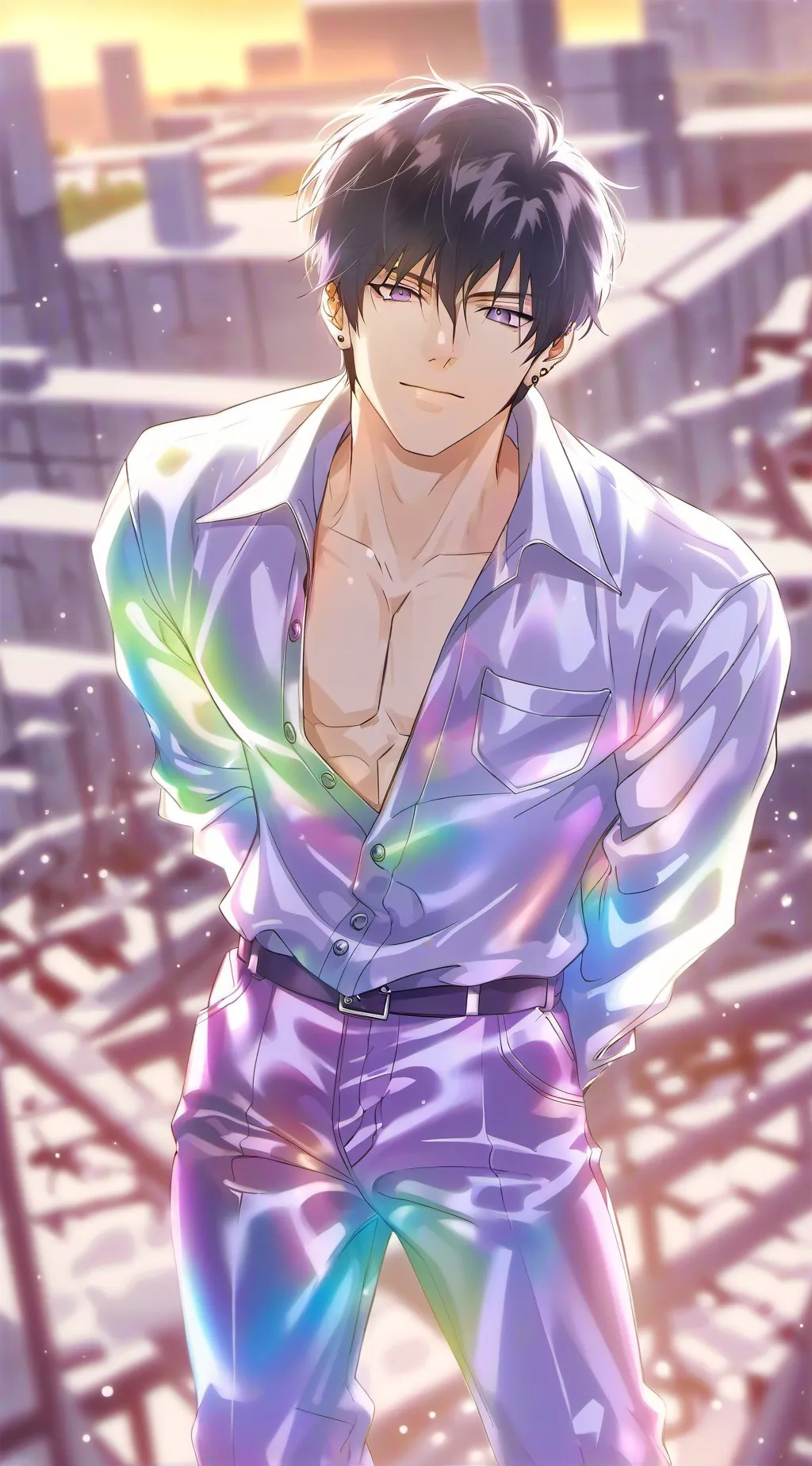 ai character: satoro background