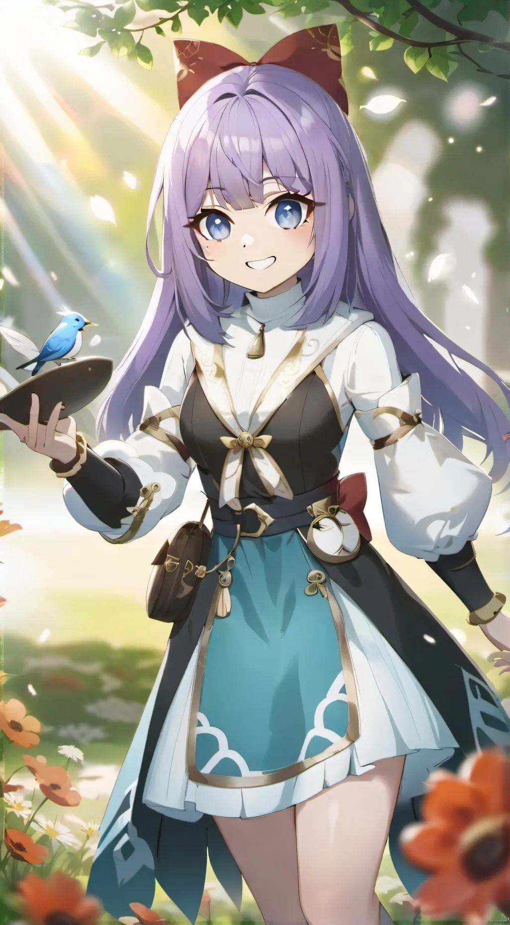 ai character: Zoey background