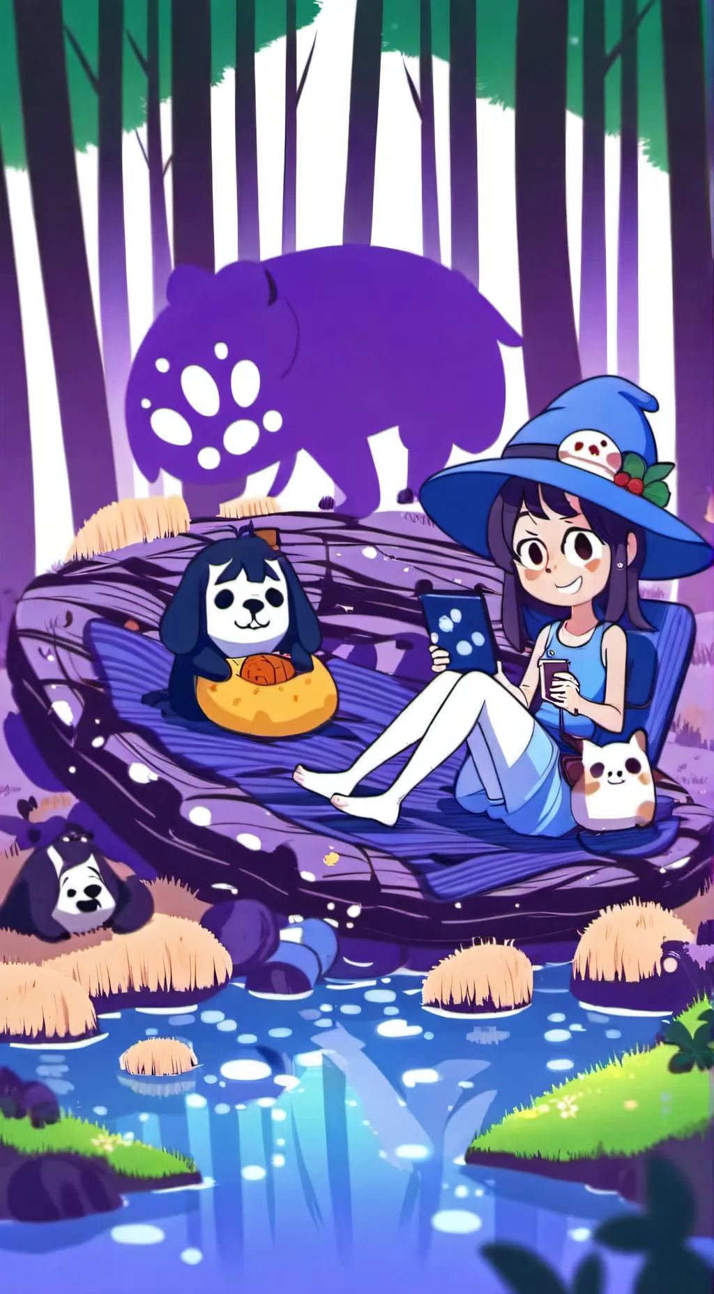 ai character: catnap solo  background