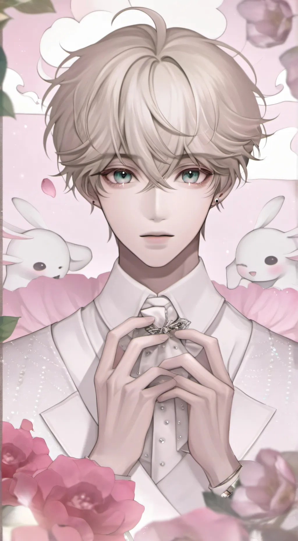 ai character: orange😍 background