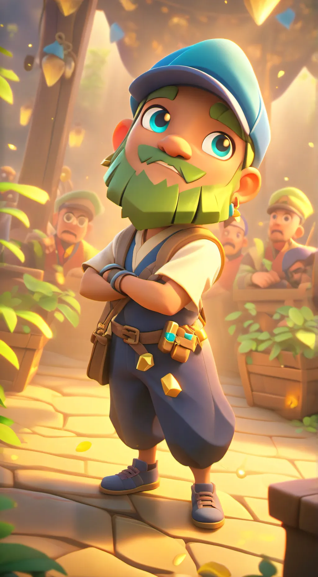 ai character: Sprunki background