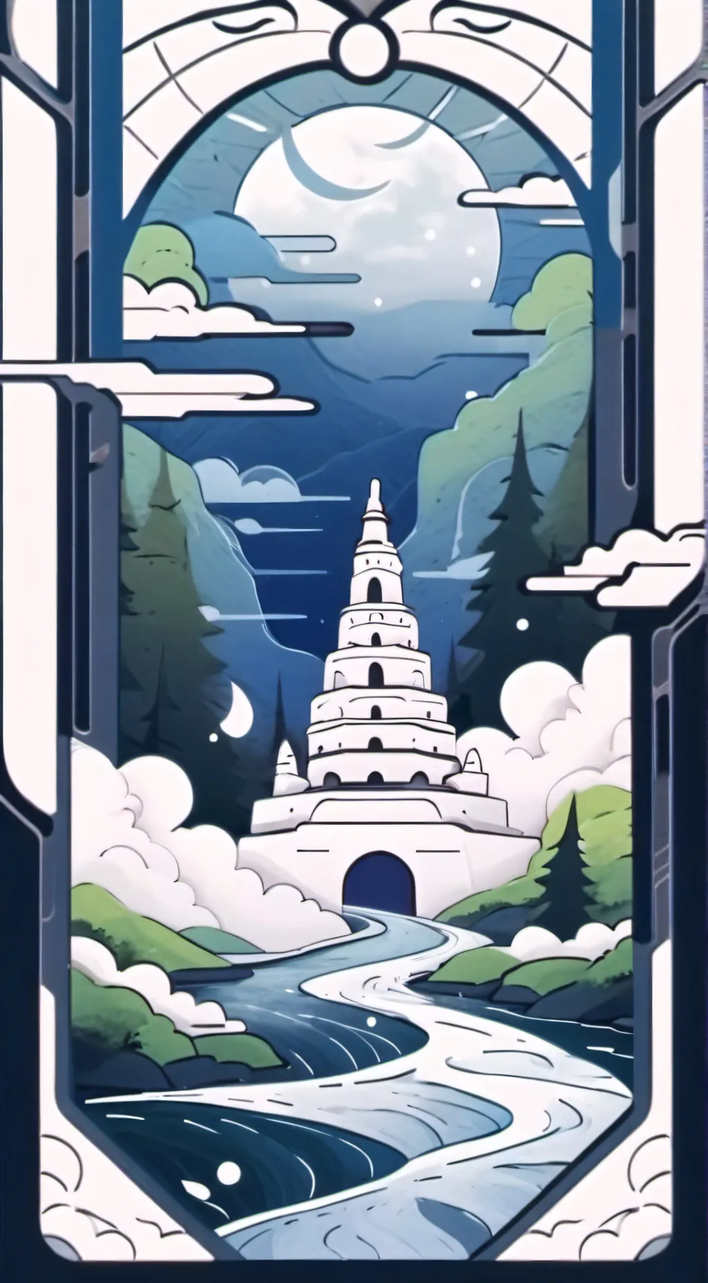 ai character: Titan tv man  background