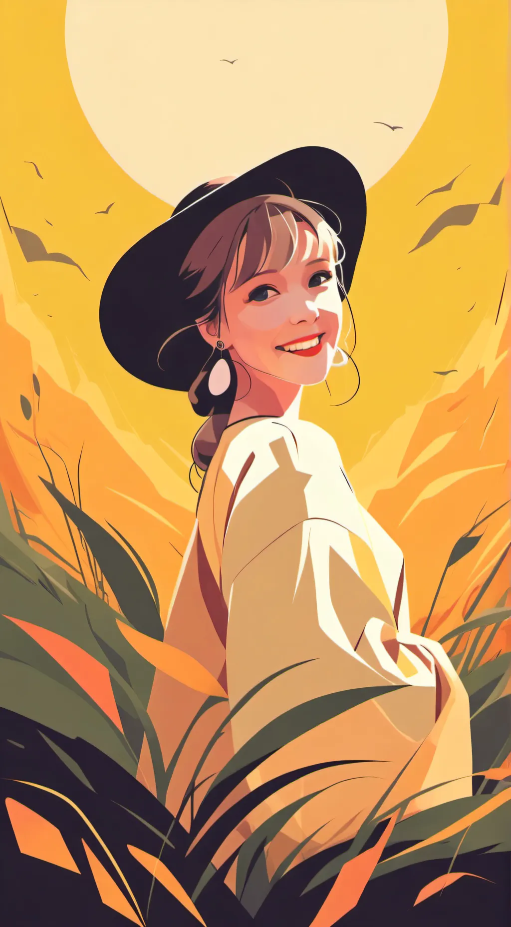 ai character: Katie background