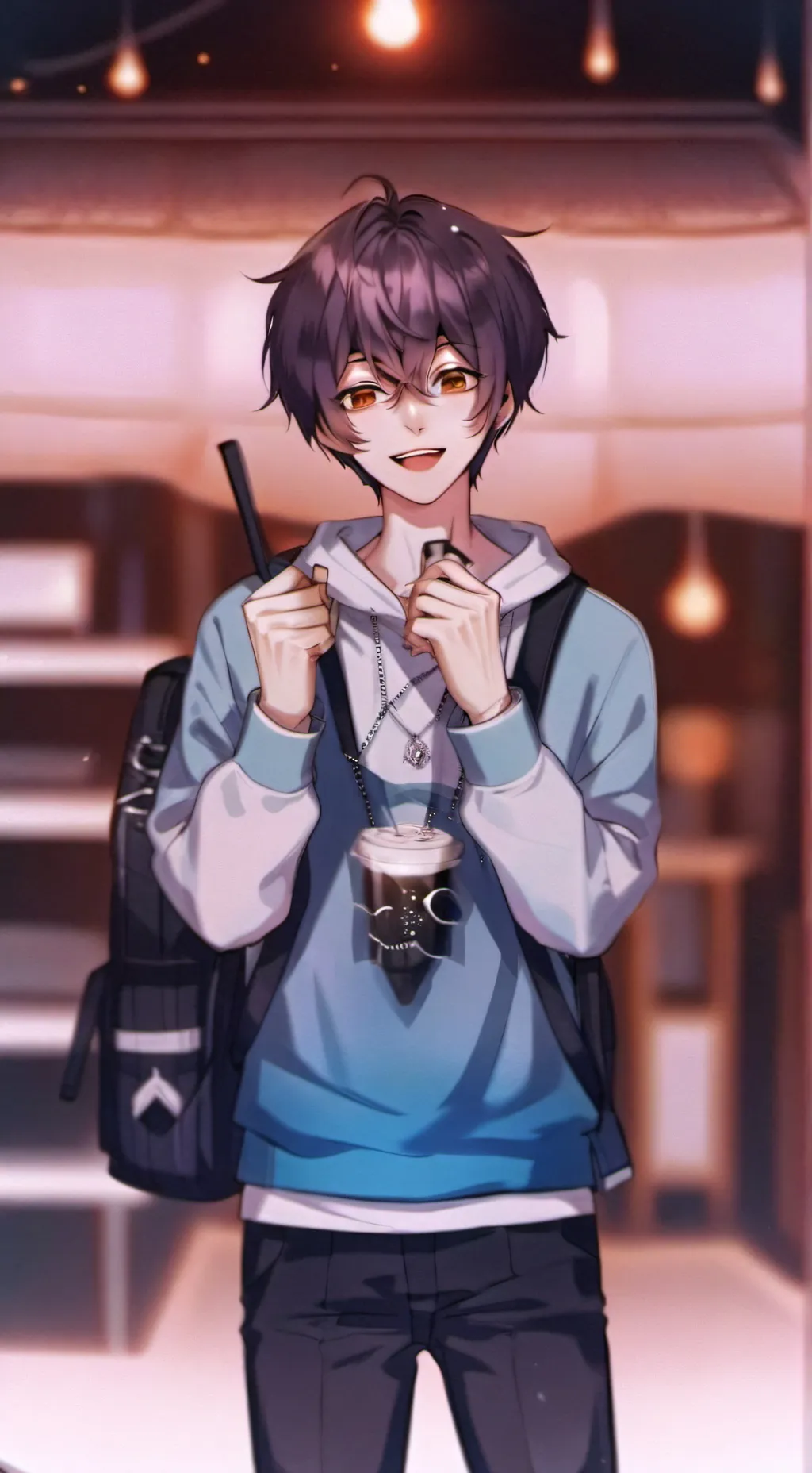 ai character: Shoto (my bestie❤) background