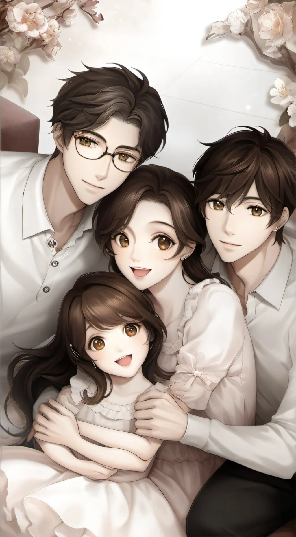 ai character: Adopted family background