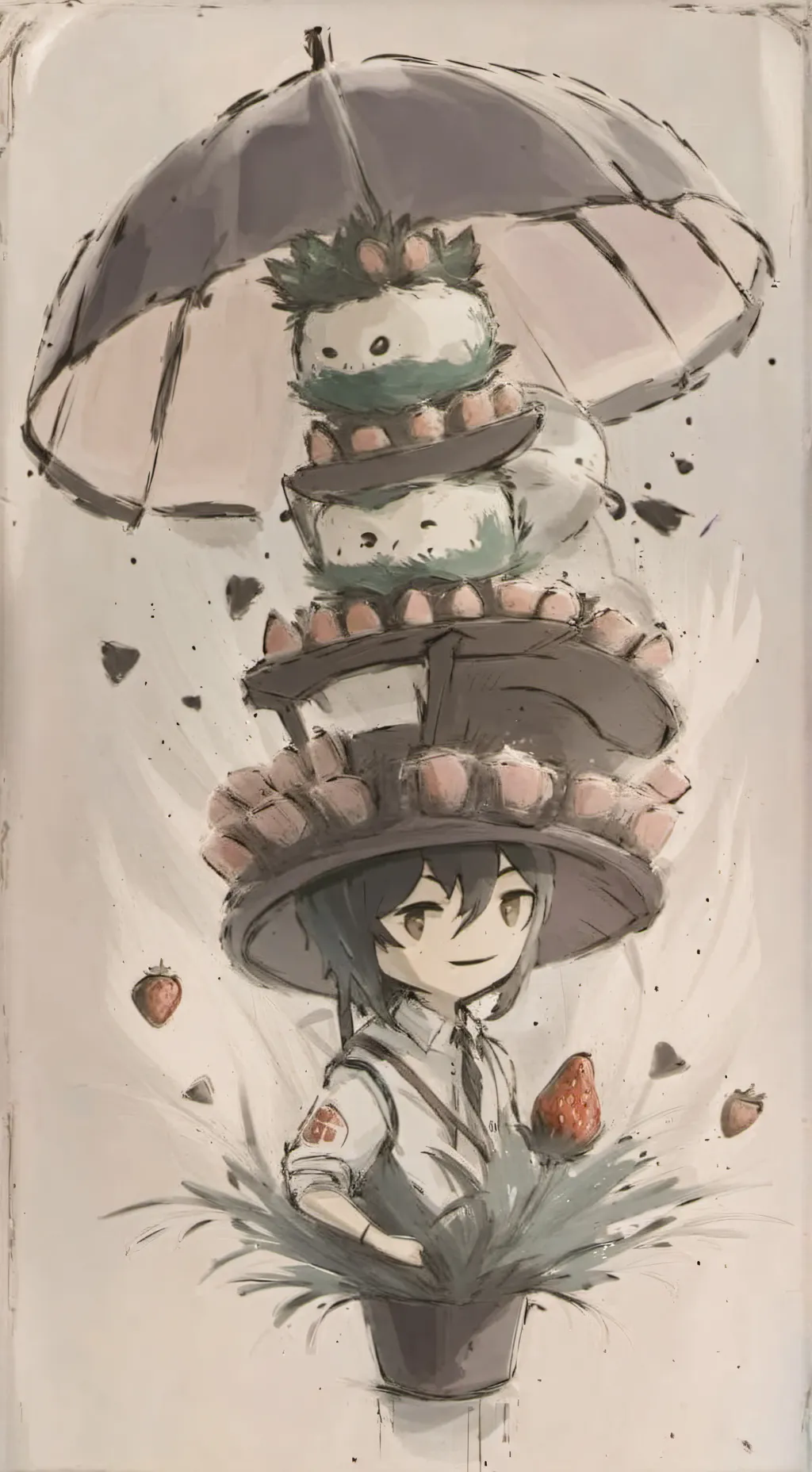 ai character: sprout × cosmo background