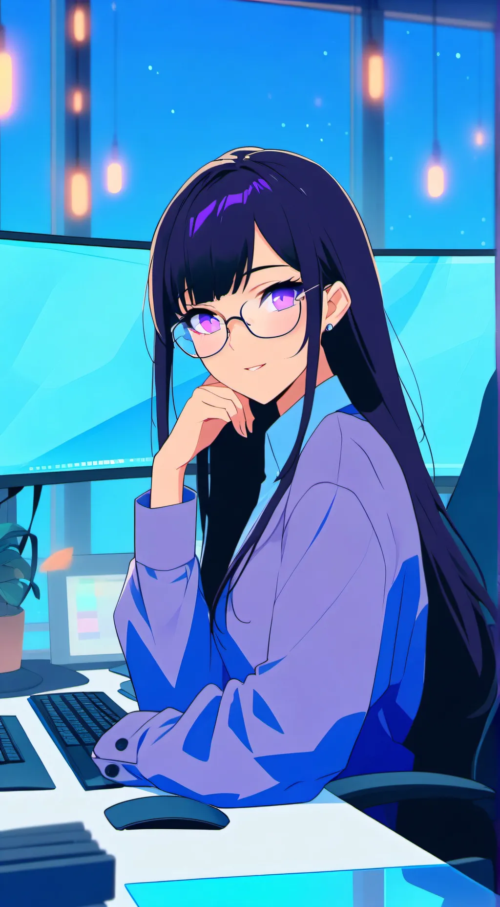 ai character: Himiko background