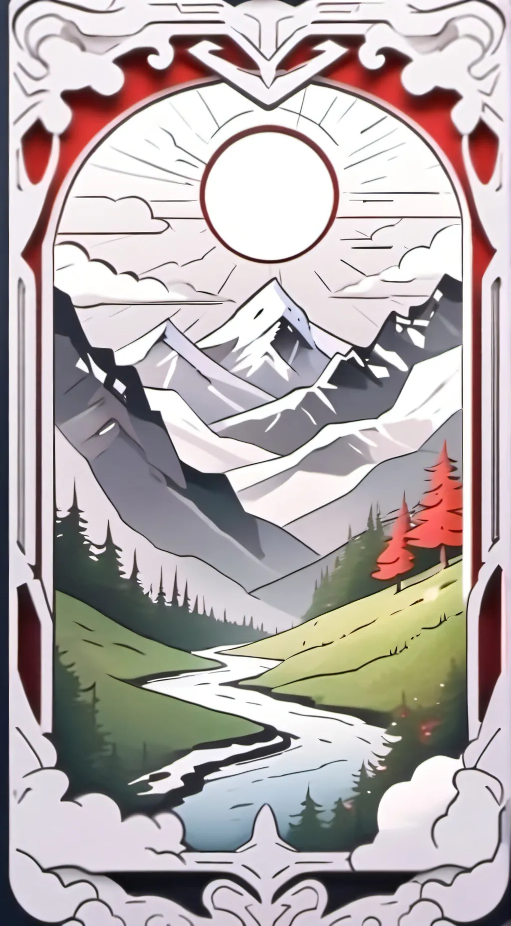 ai character: México y USA background