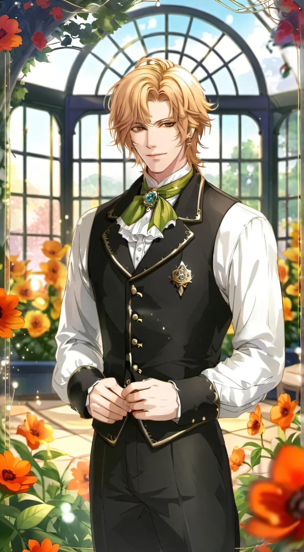 ai character: --Ernst Bernhart+- background