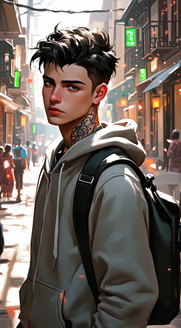 ai character: Milo background