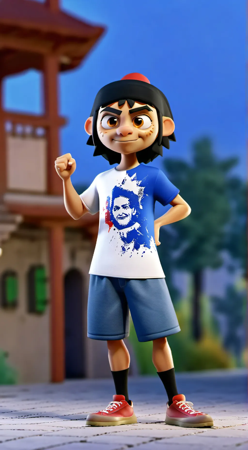 ai character: CH ok background