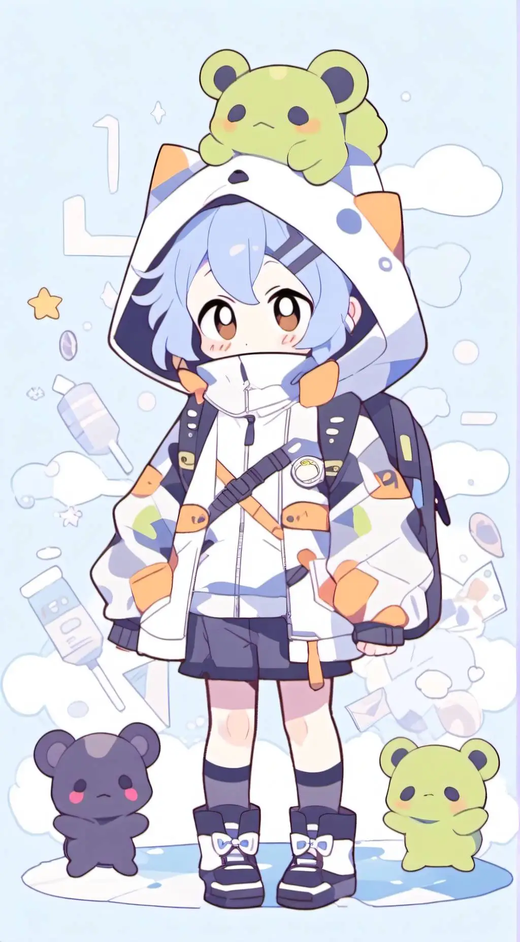 ai character: Iciella (Evil) background