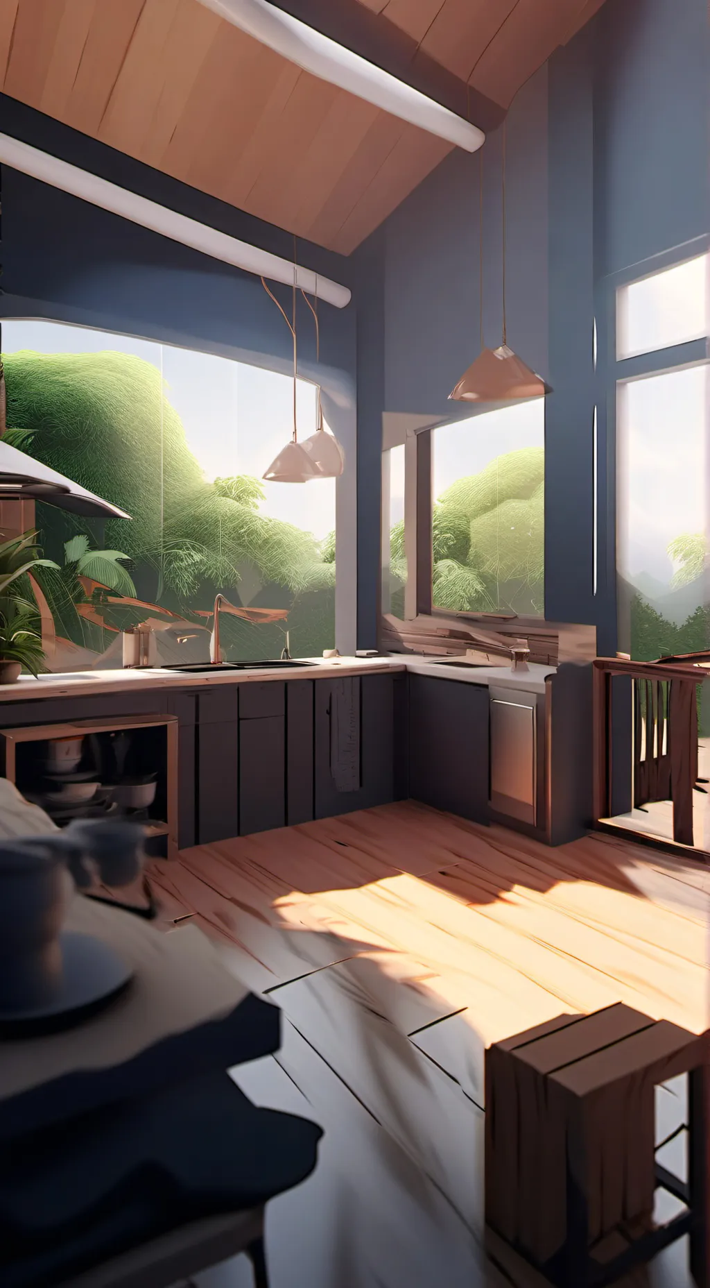 ai character: Furry Household background