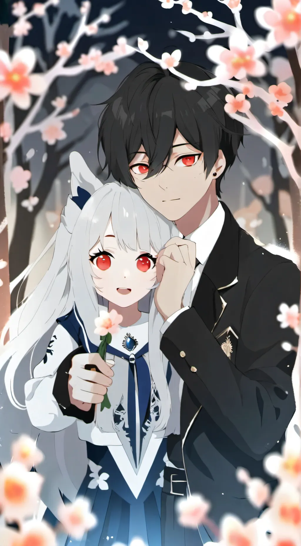 ai character: gray  background