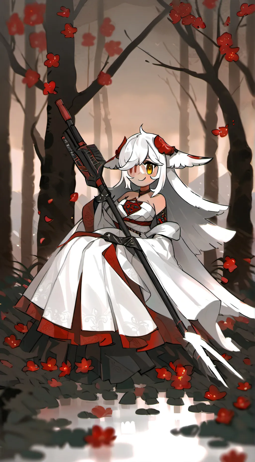 ai character: dw but animals background