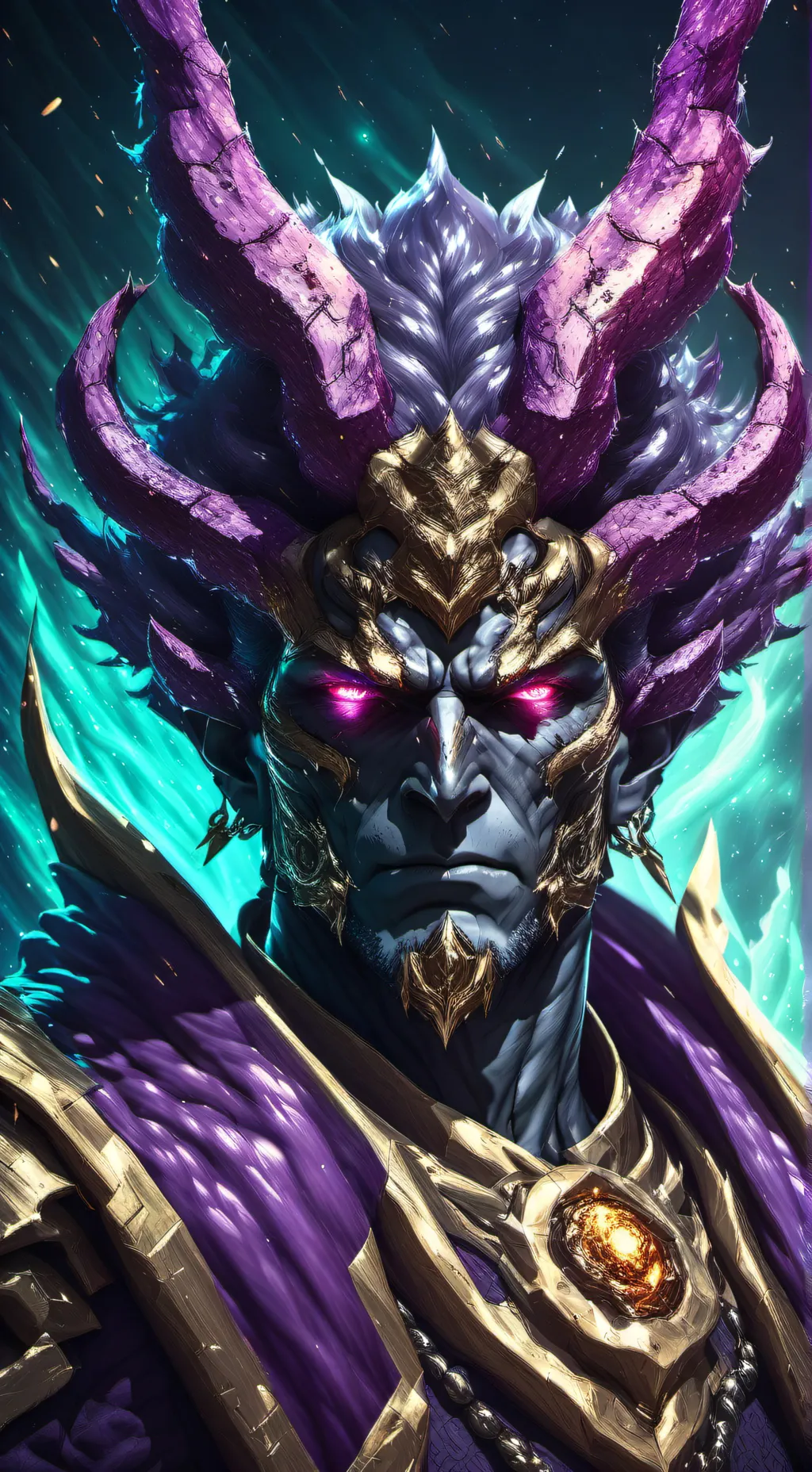 ai character: King Xel'naga  background