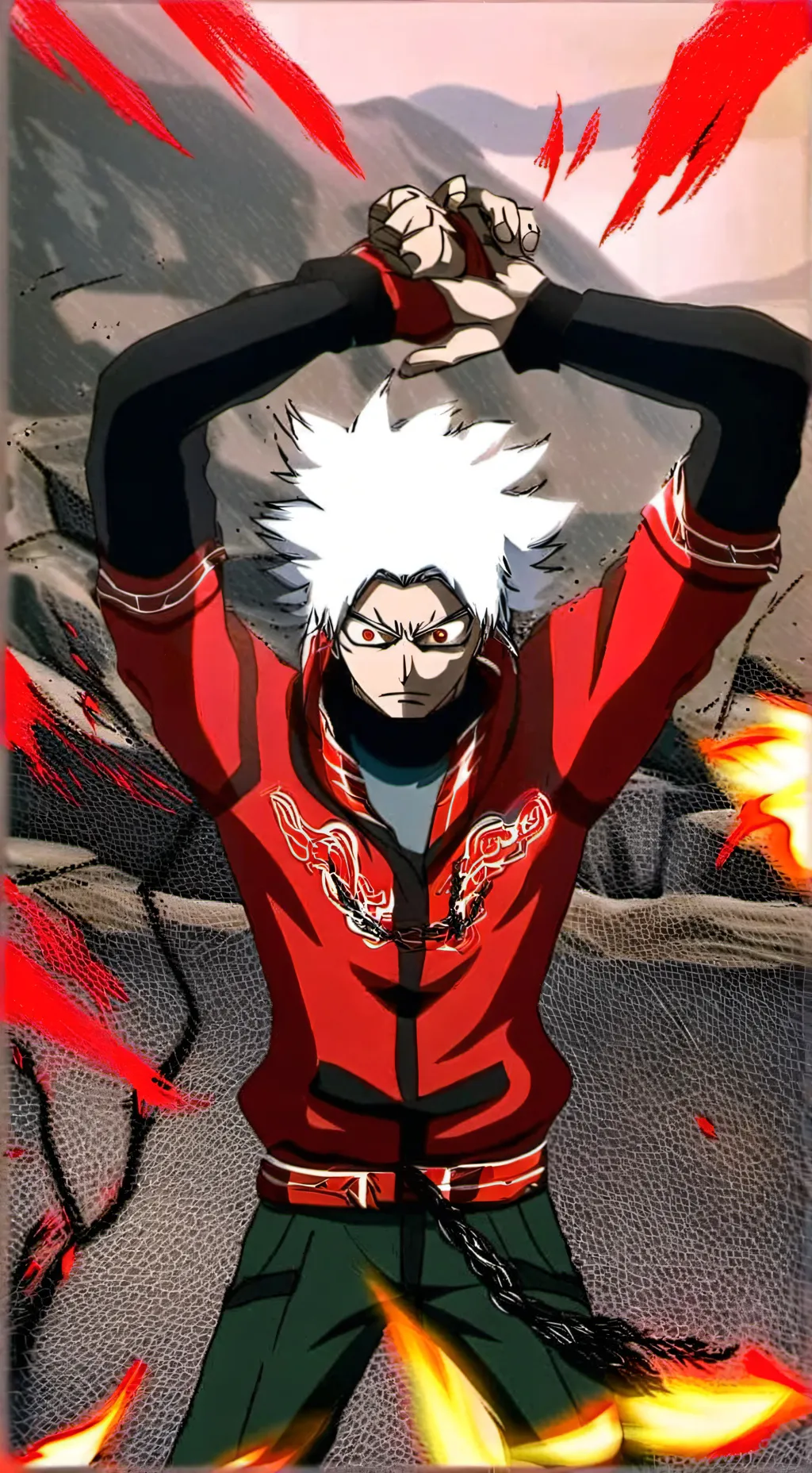 ai character: Okarun background