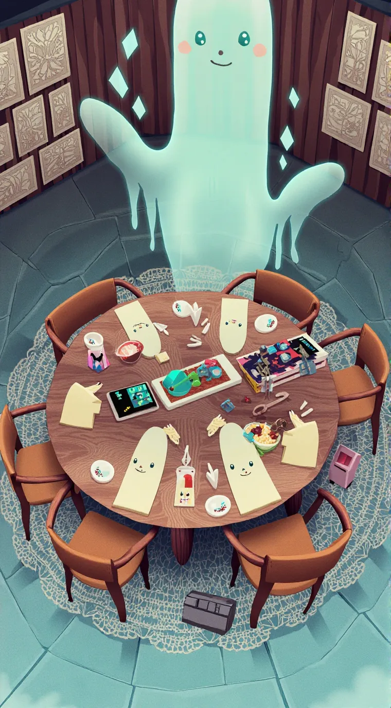 ai character: dandy y astro background