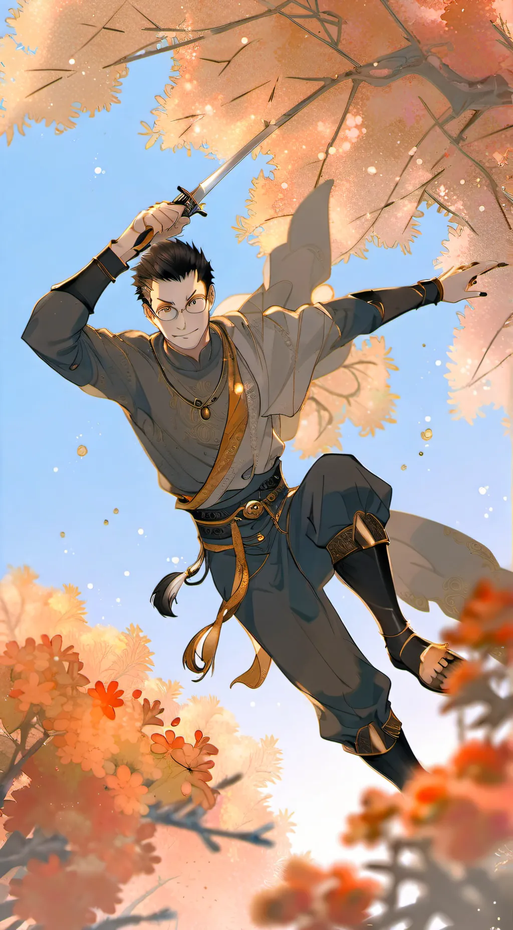 ai character: Leorio  background