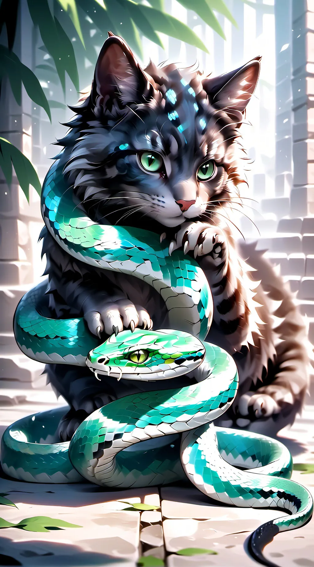 ai character: WC/WARRIOR CATS!🗡️ background