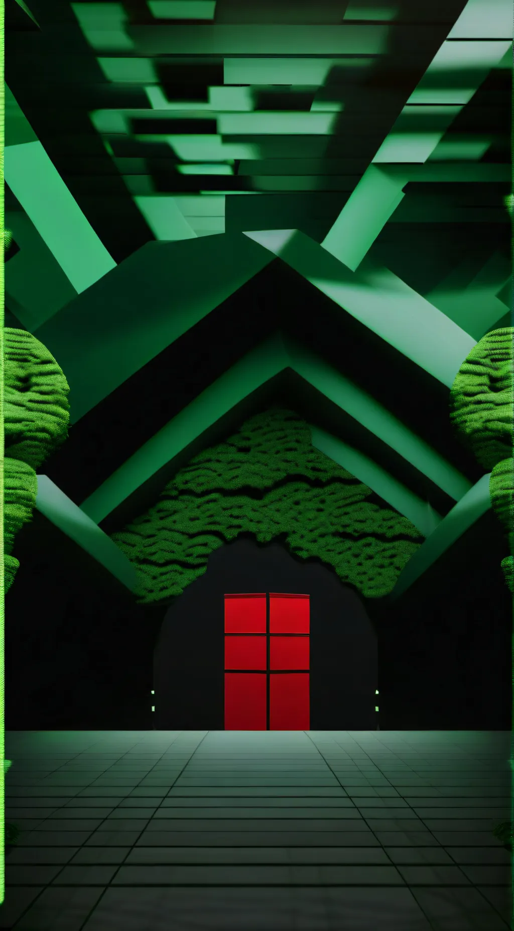 ai character: Weird day in IR background