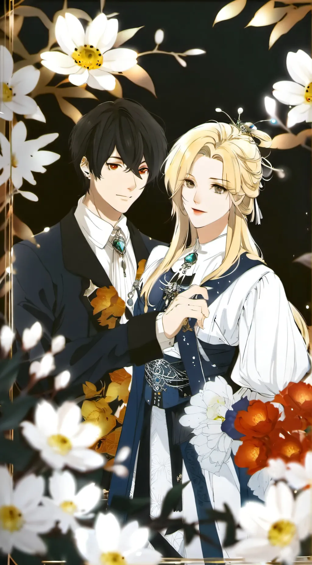 ai character: 🌟James et Lily🌟 background