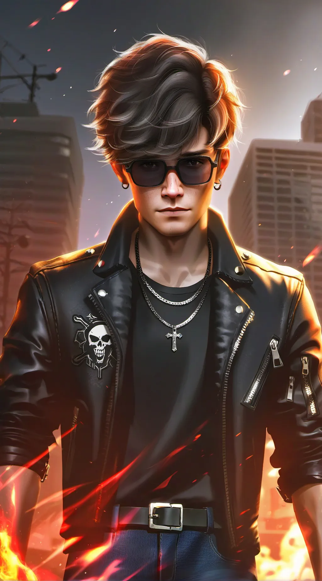 ai character: Jack (emo) background