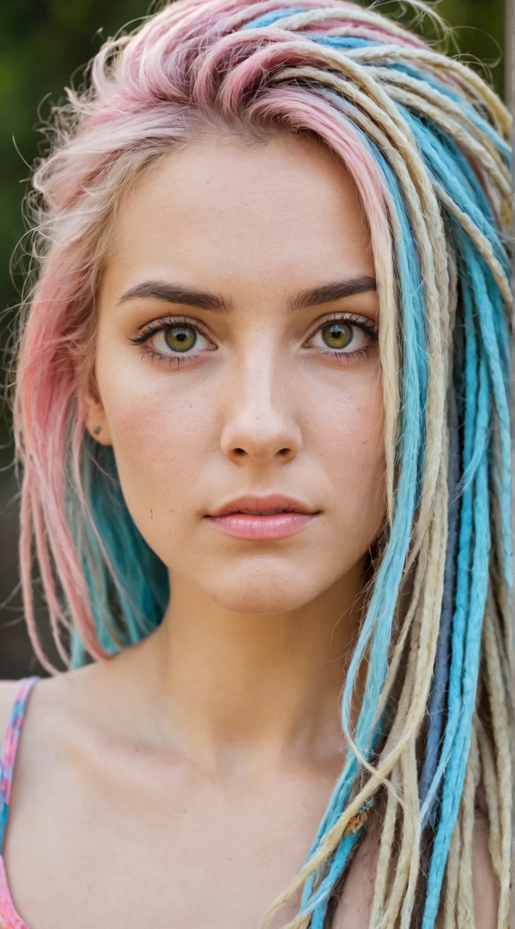 ai character: Mylène Haprele  background