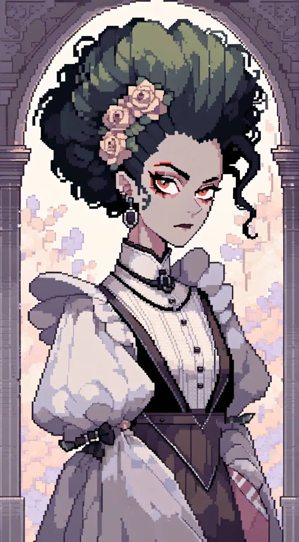 ai character: The Bride (DC) background