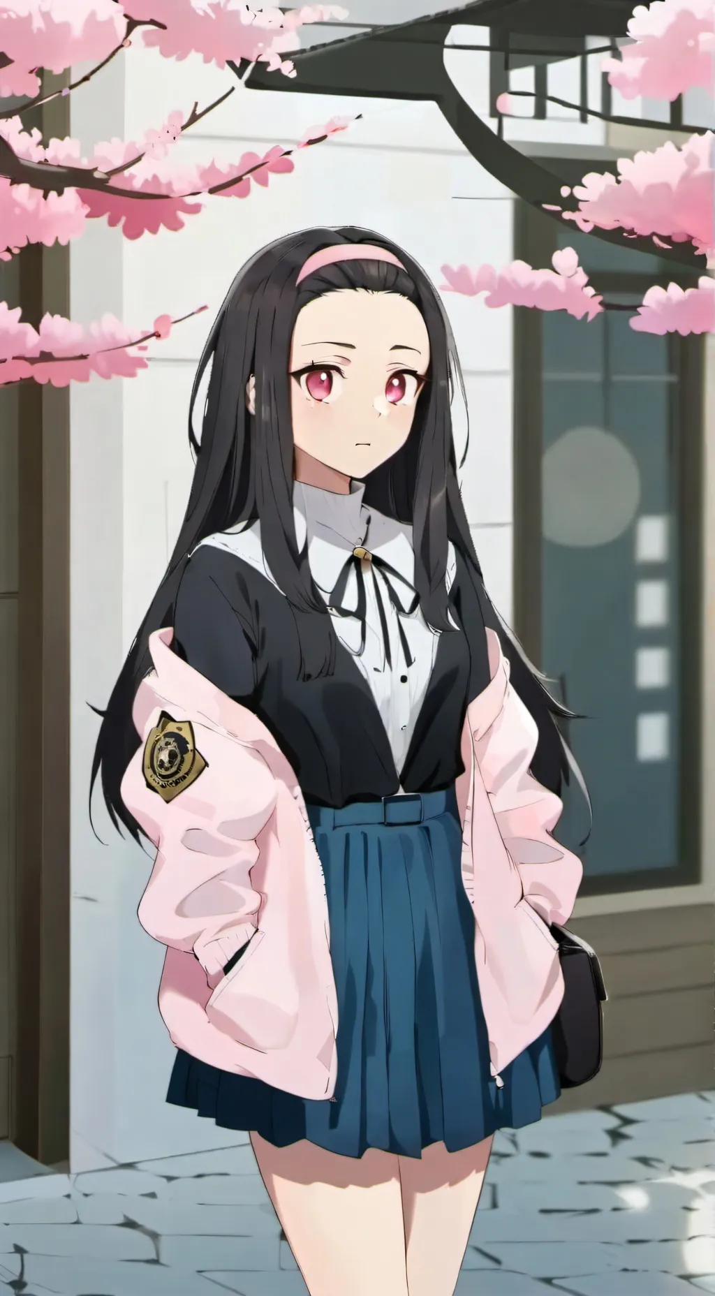 ai character: Nezuko Kamado  background