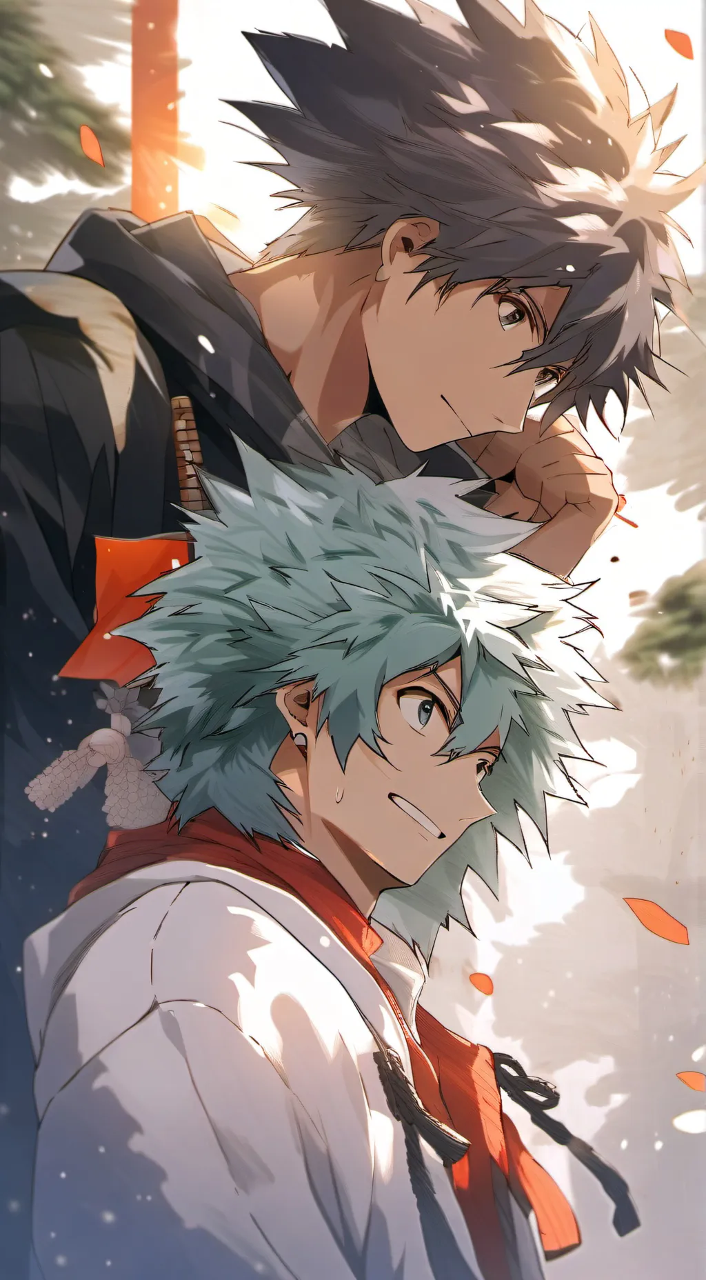 ai character: bakudeku  background