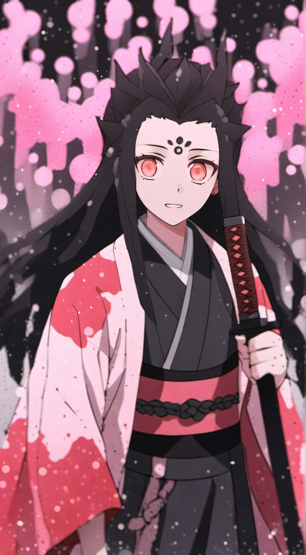 ai character: nezuko background