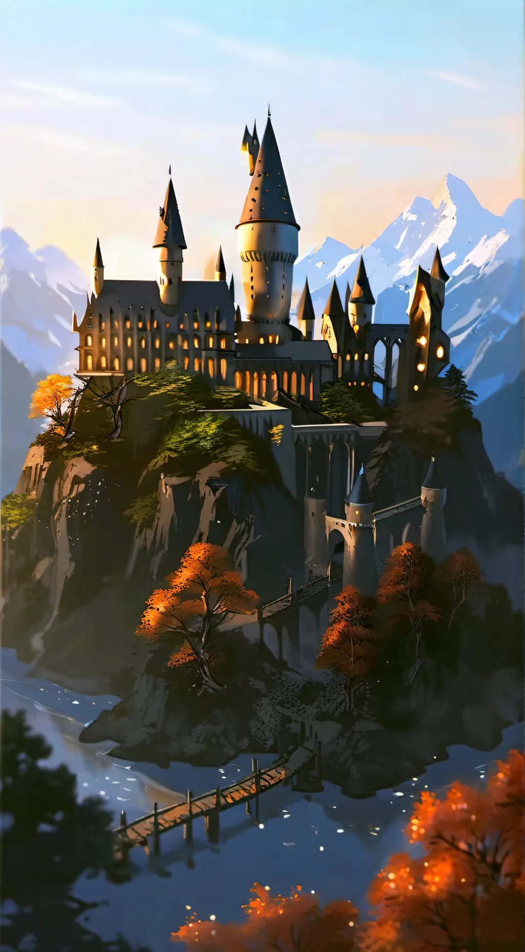 ai character: Hogwarts background