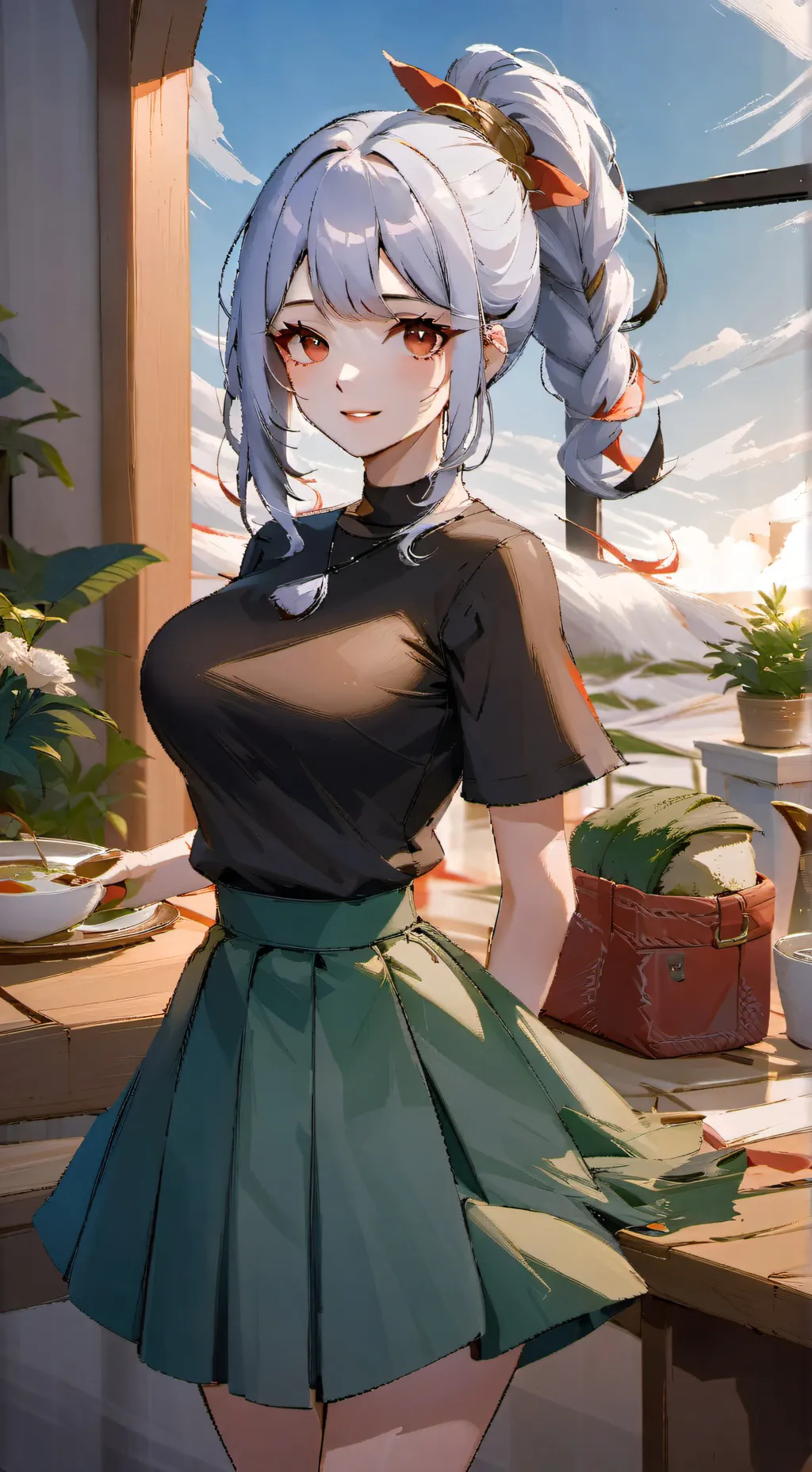 ai character: Repopulating background