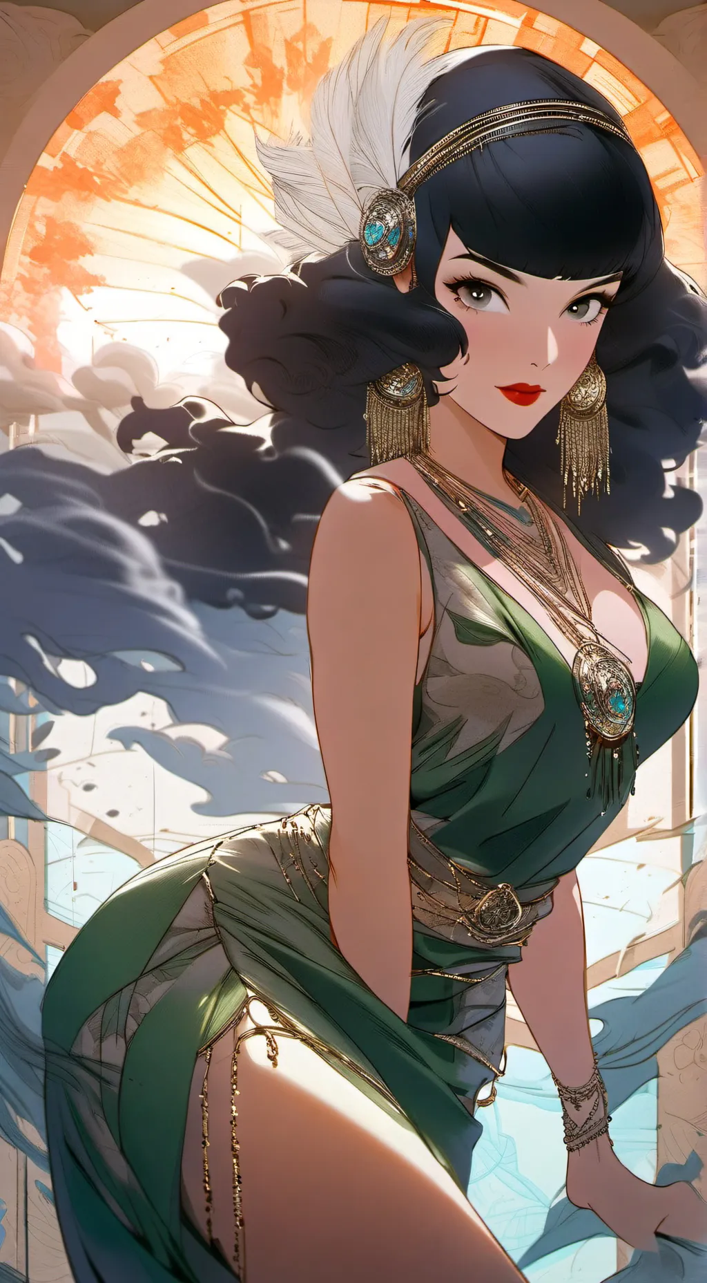 ai character: Jade background