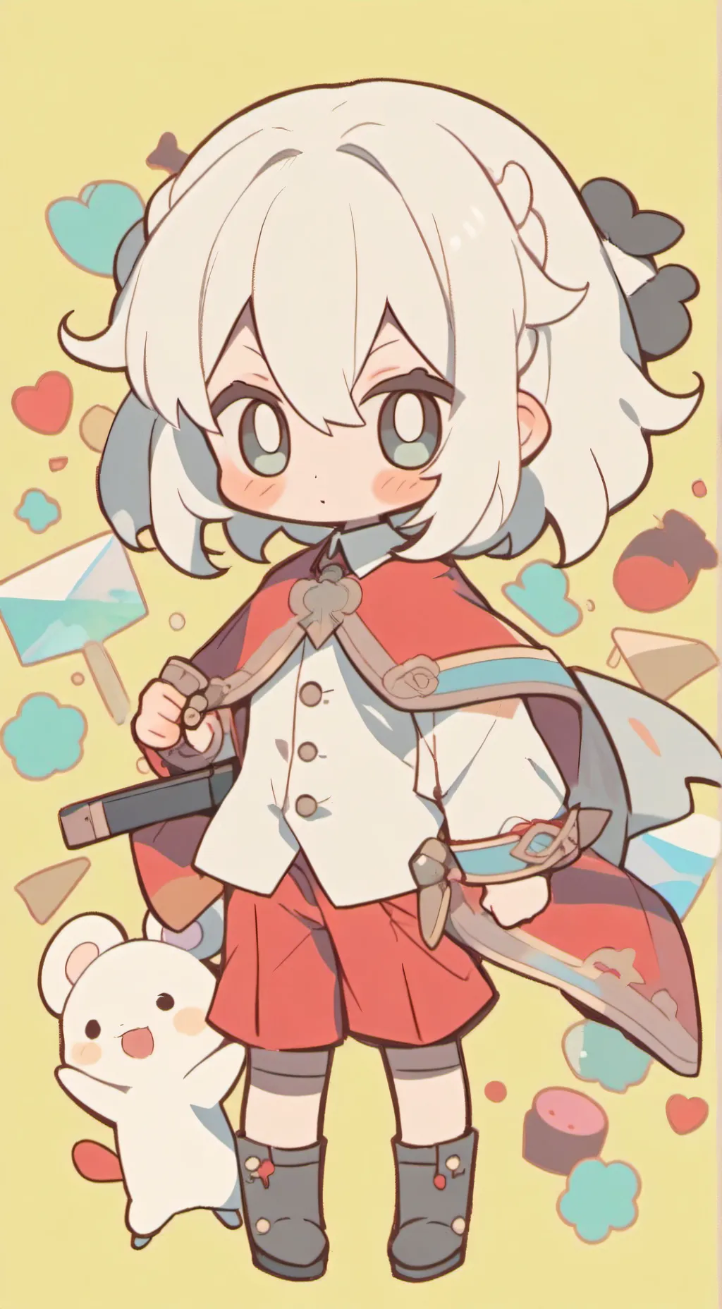 ai character: Lys et Castiel background