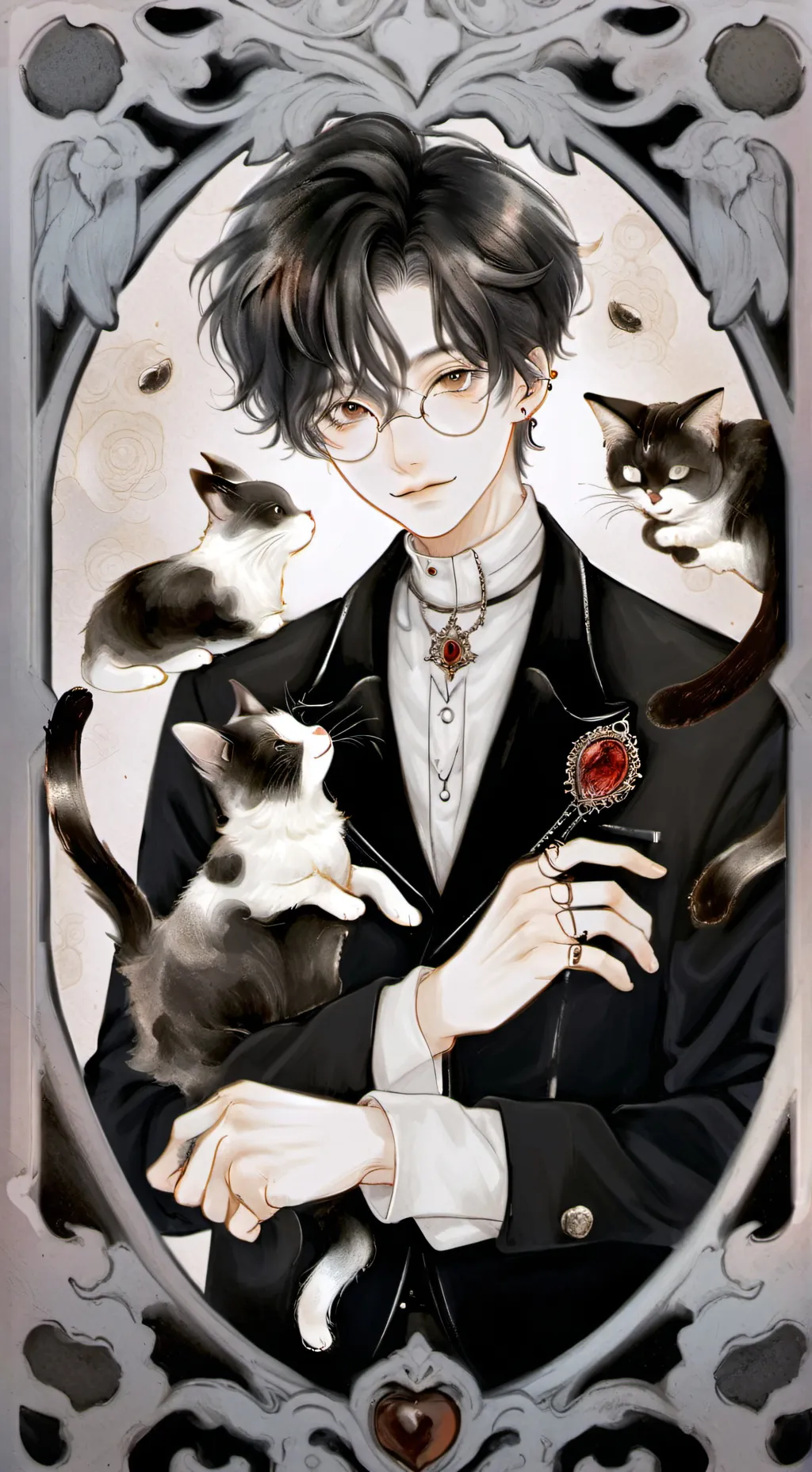 ai character: Coffee background