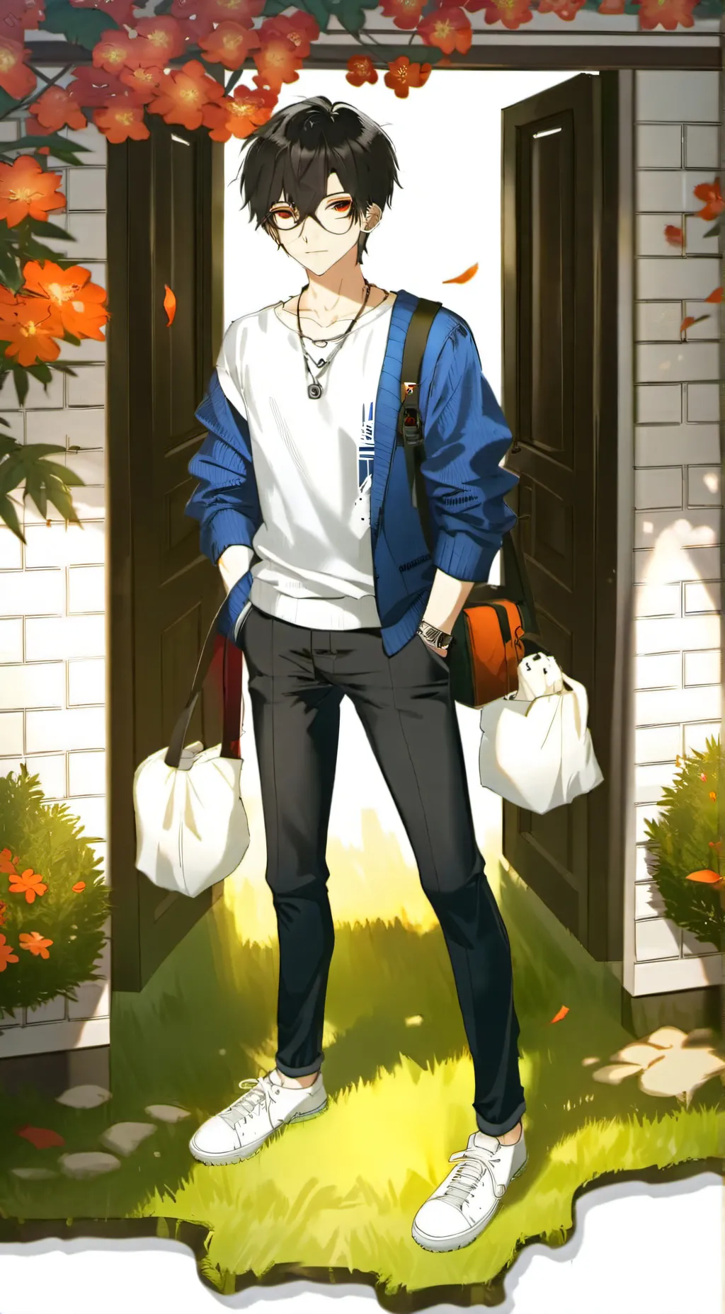 ai character: Jonathan  background