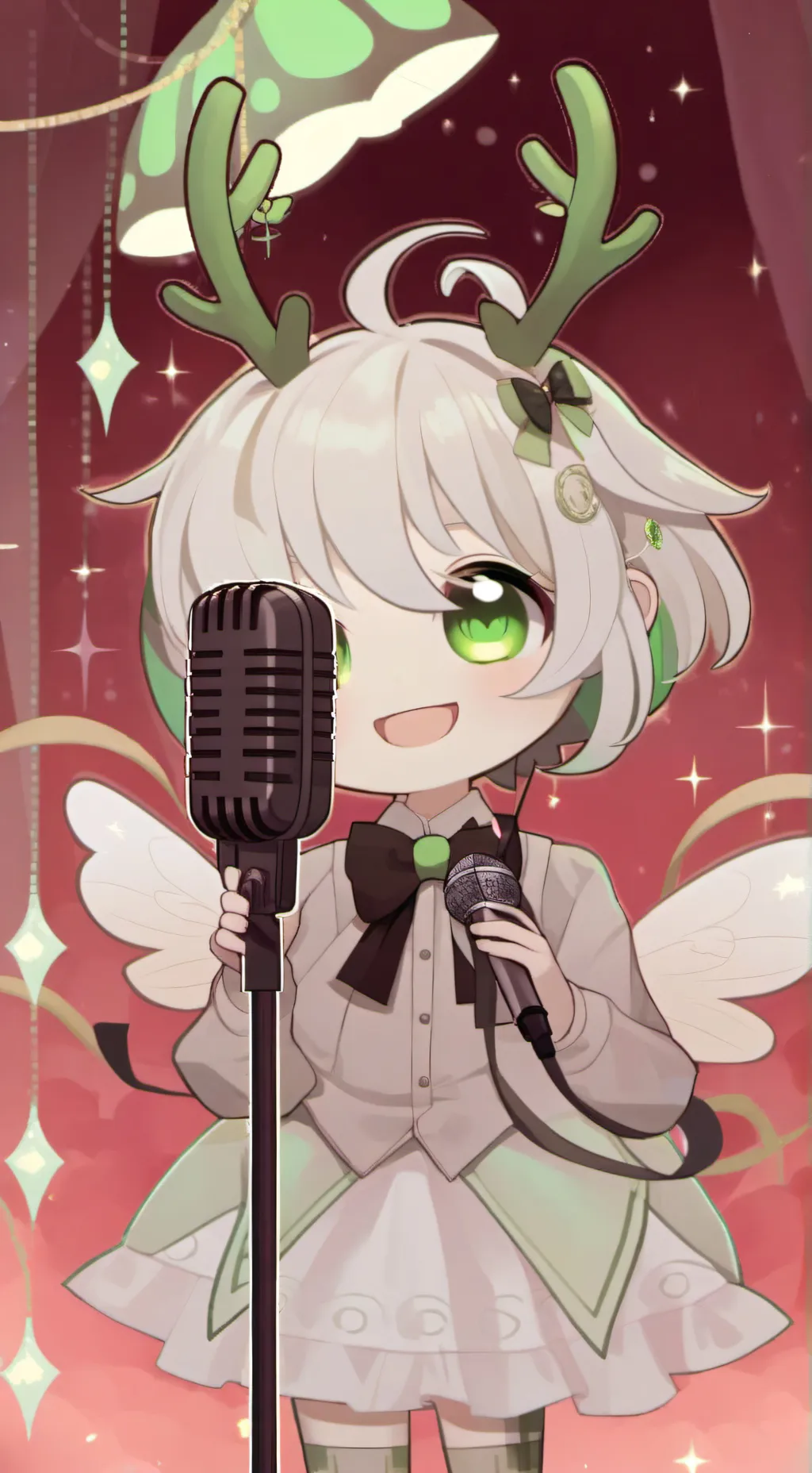 ai character: Vee background