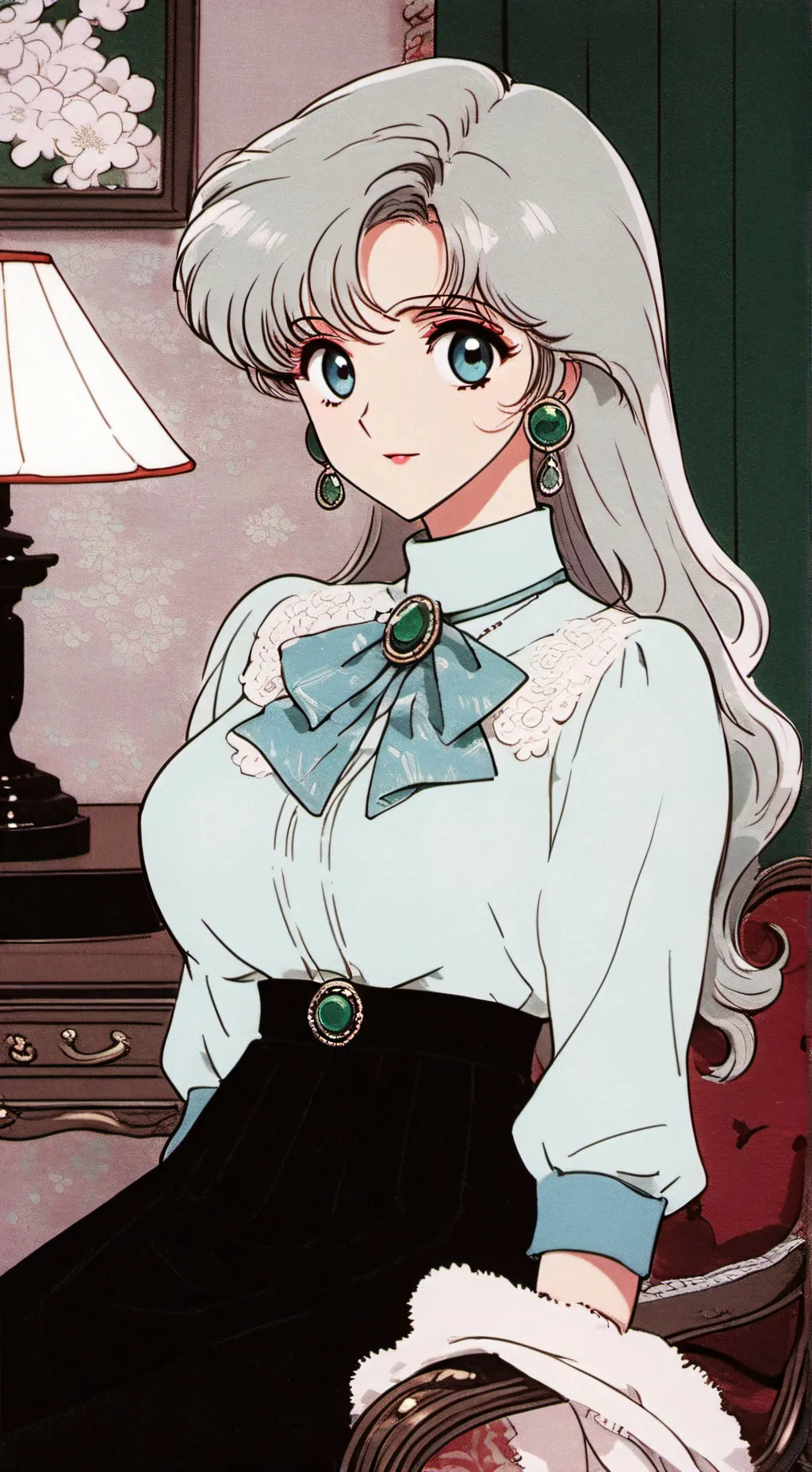 ai character: Luna  background