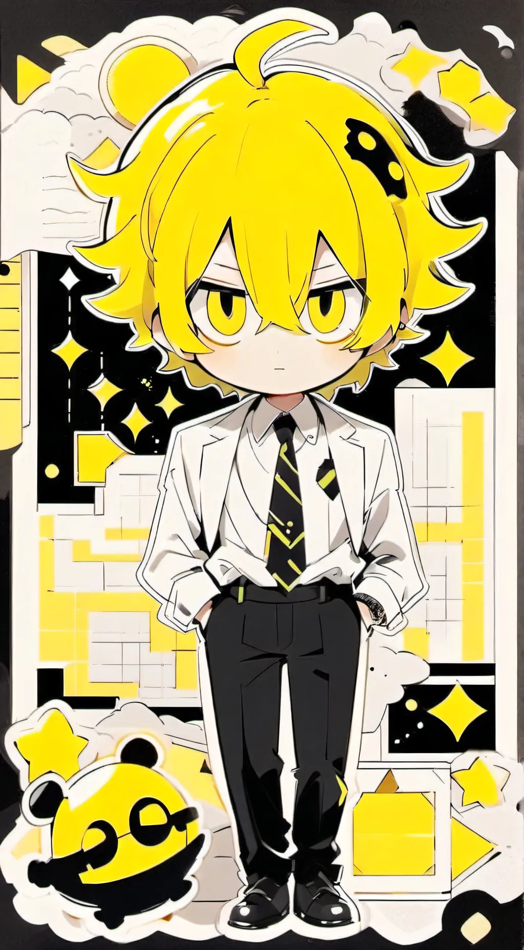 ai character: ×☆▪︎Sanji▪︎☆× background