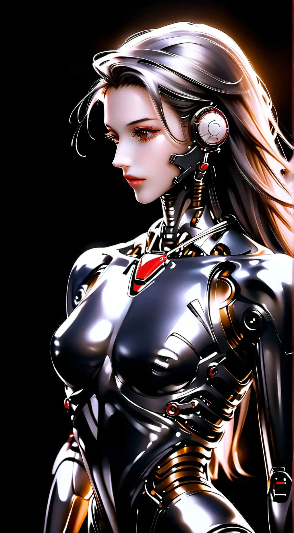 ai character: chica robot background