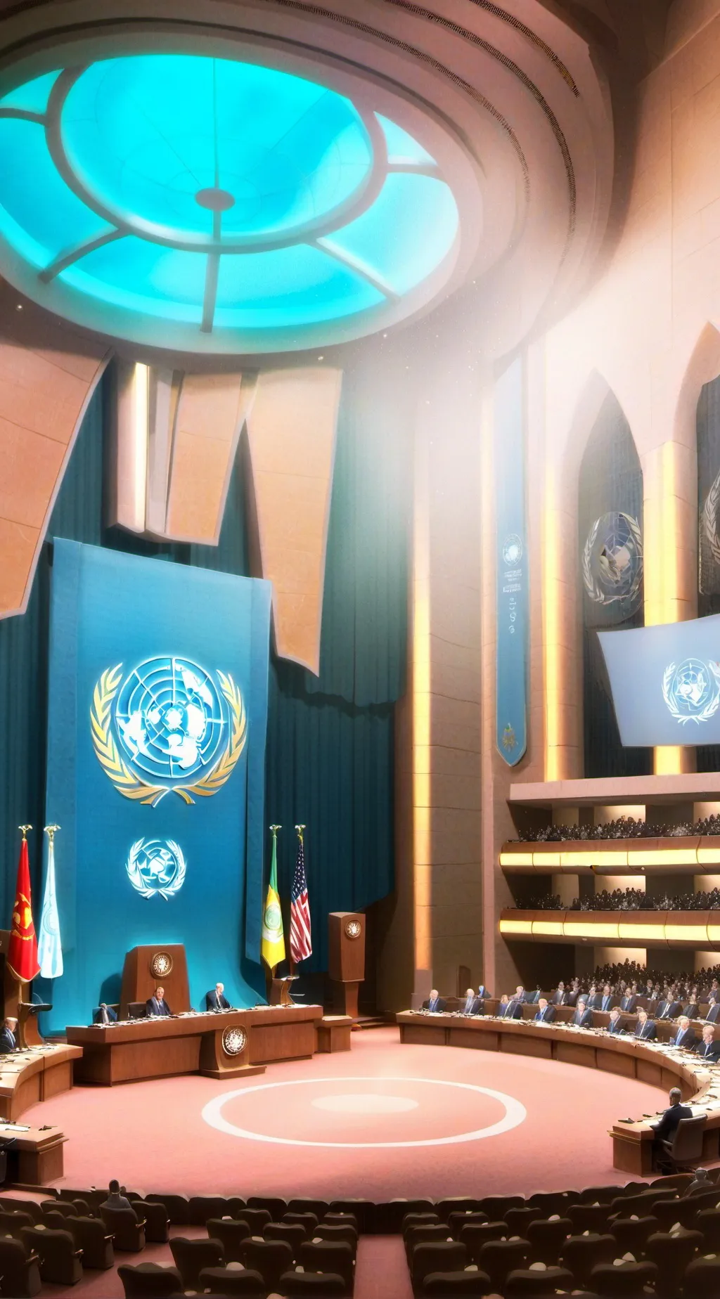 ai character: How countries rage background