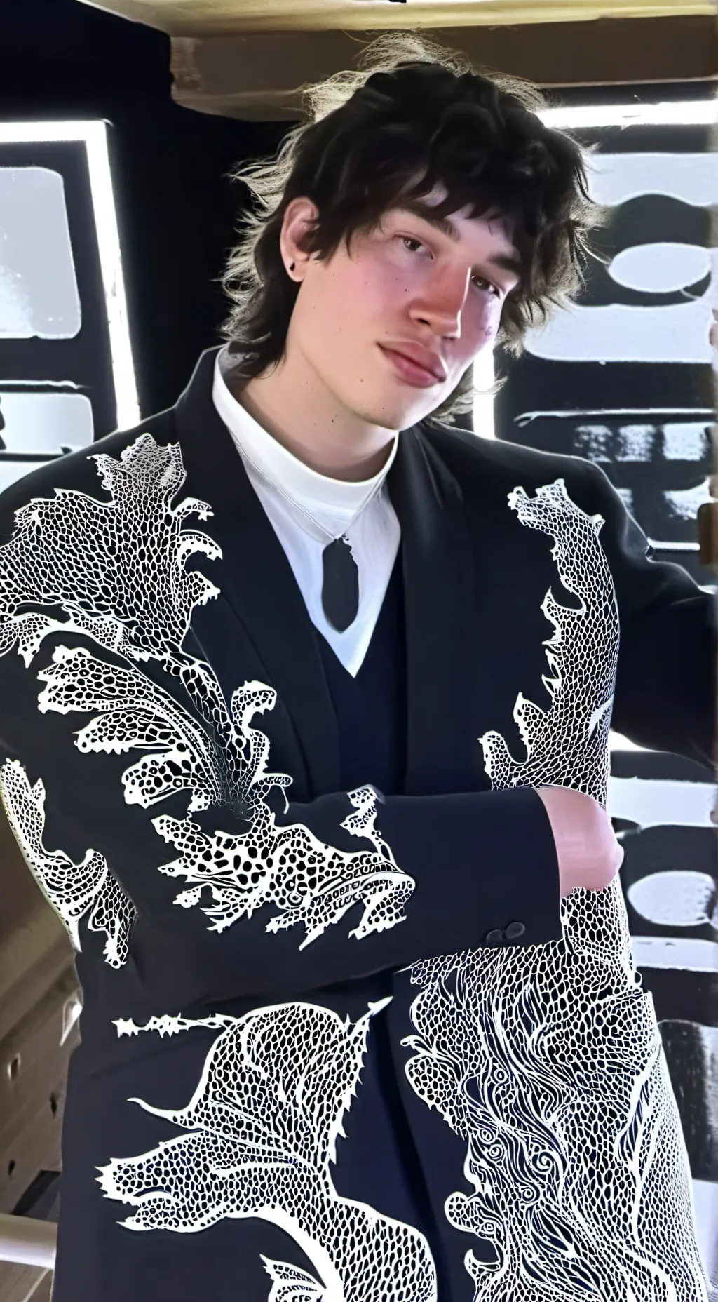 ai character: Jake Webber  background