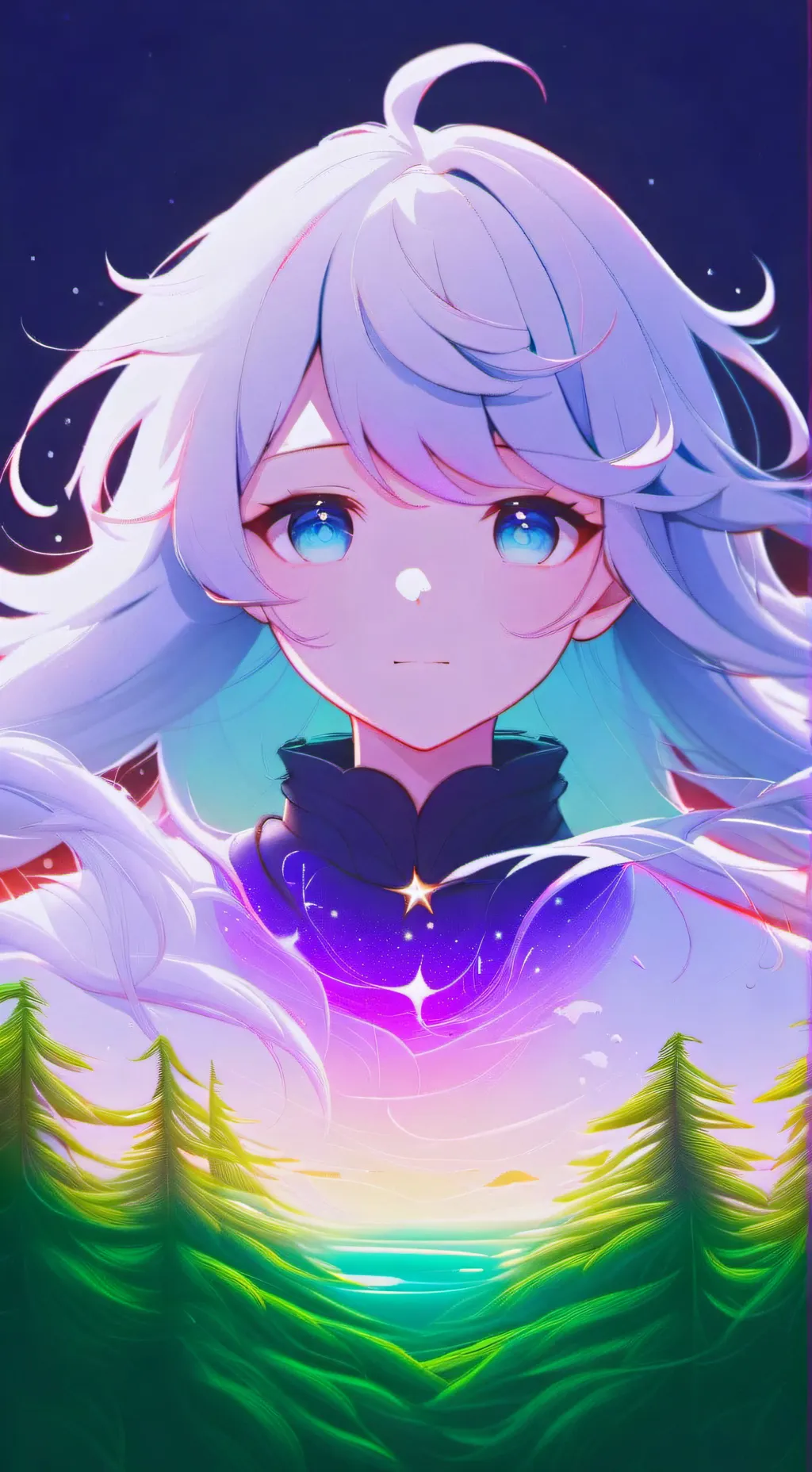 ai character: N murder drones background